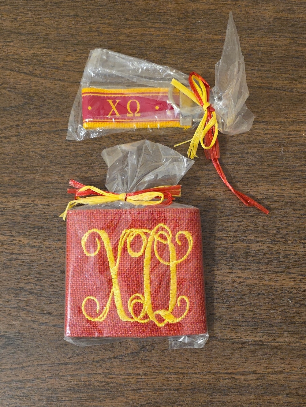 Chi Omega Coozie And Keychain NWT